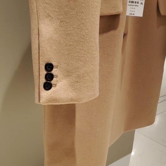 SOLD! Topman NWT Scott Wool-Blend Overcoat - Picture 7 of 12